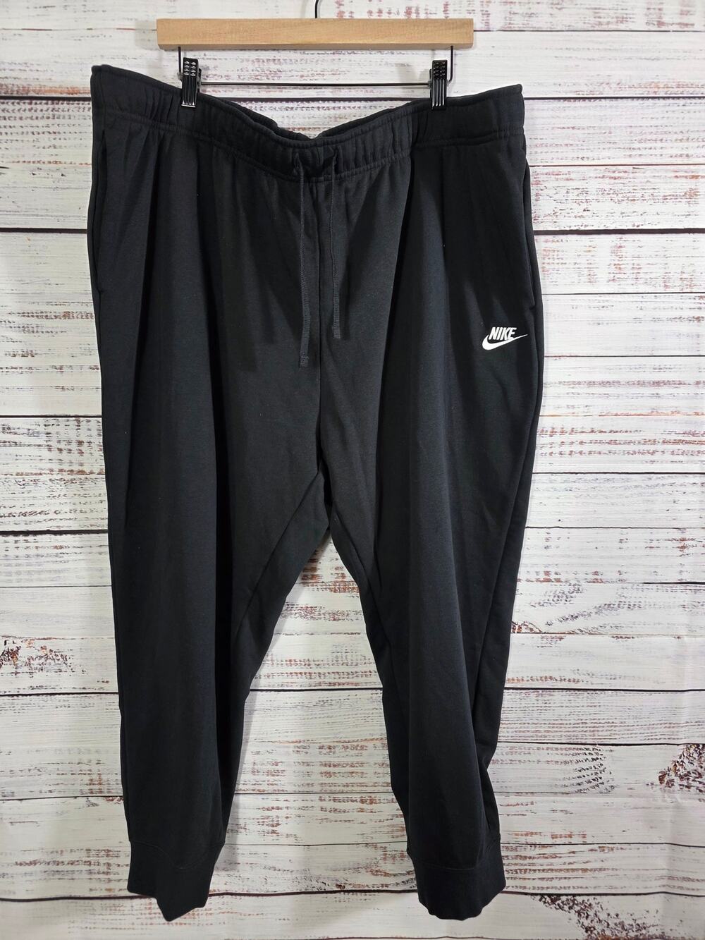 Nike Women's Jogger Sweatpants Black 3X Plus Size Drawstring Elastic Waist NWT